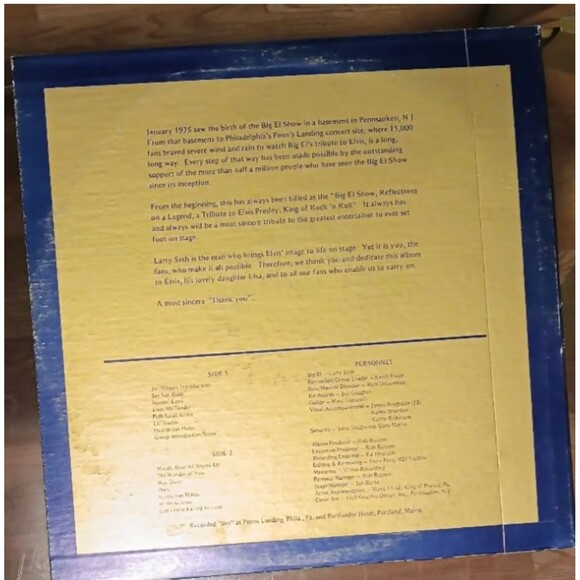 Rare Elvis: The Big El Show "In Concert" Audio Vinyl 33 Record Castle / NS 1007 - Picture 2 of 5